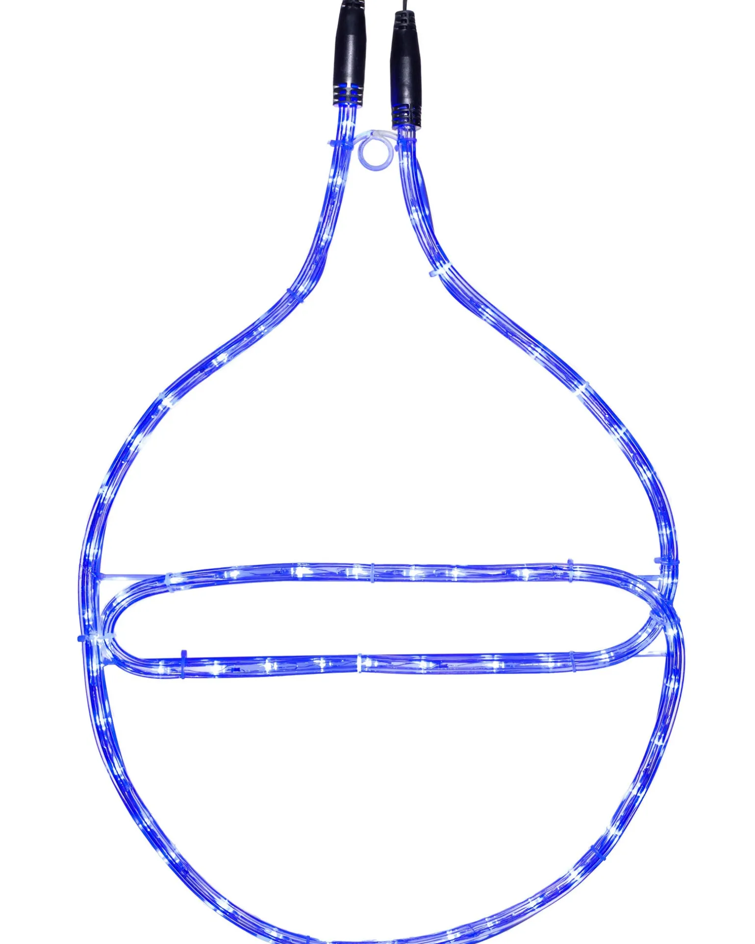 WeRChristmas Connectable Bauble Rope Light Silhouette, Blue, 54cm^ Connectable Lights