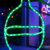 WeRChristmas Connectable Bauble Rope Light Silhouette, Green, 54cm^ Connectable Lights
