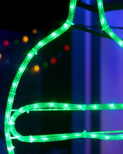 WeRChristmas Connectable Bauble Rope Light Silhouette, Green, 54cm^ Connectable Lights