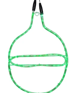 WeRChristmas Connectable Bauble Rope Light Silhouette, Green, 54cm^ Connectable Lights