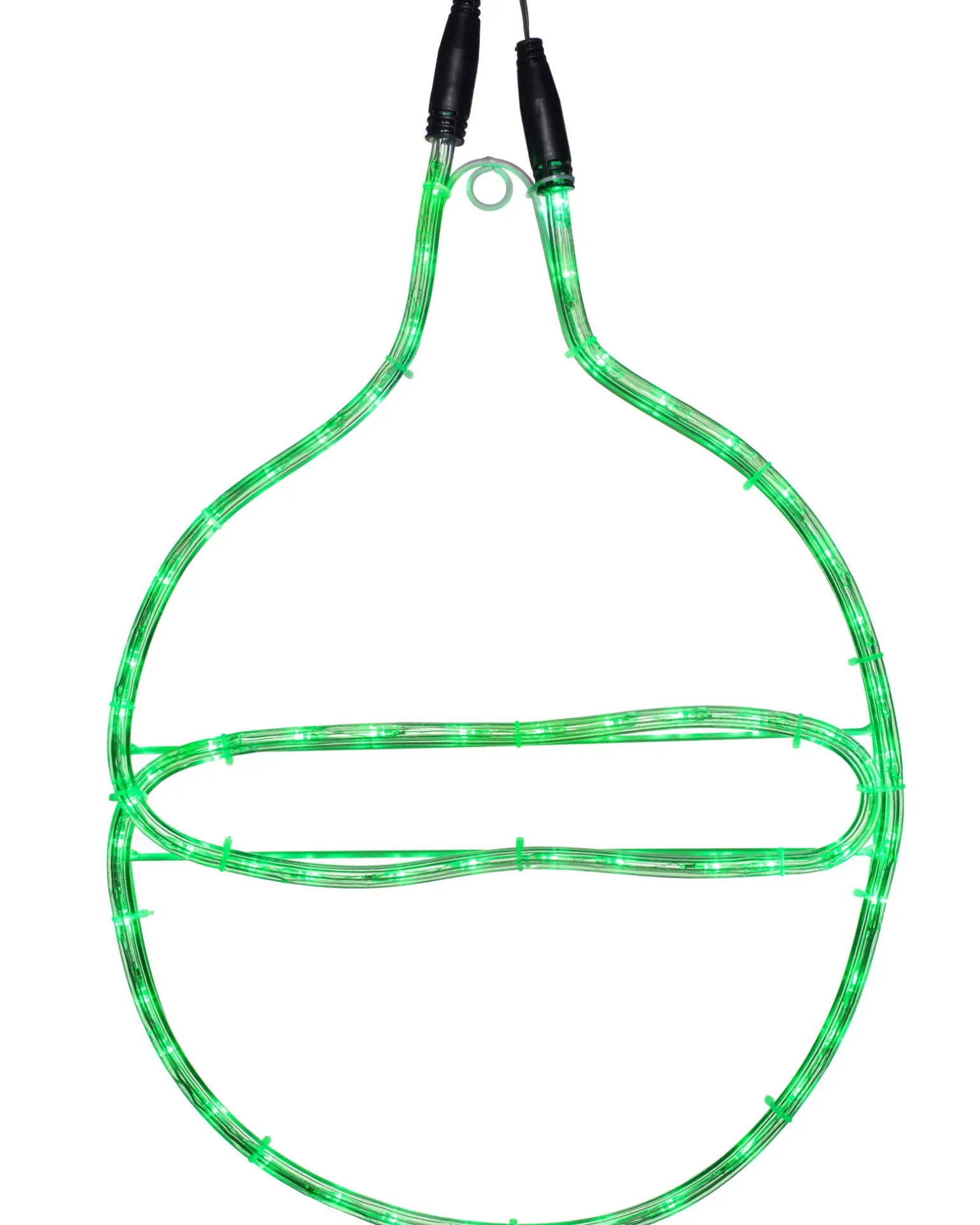 WeRChristmas Connectable Bauble Rope Light Silhouette, Green, 54cm^ Connectable Lights