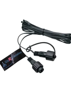 WeRChristmas Connectable Extension Cable For LED Lights, Black, 1 M^ Connectable Lights