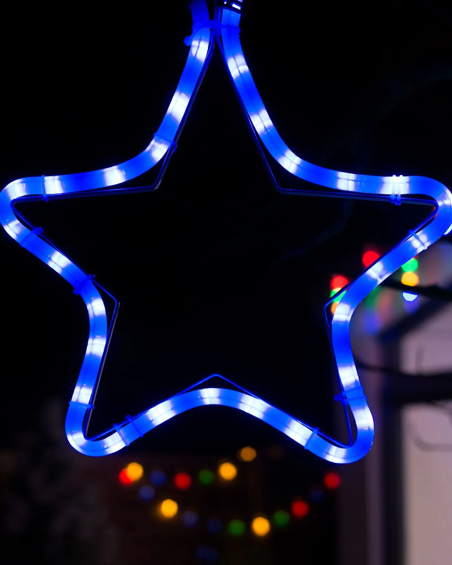 WeRChristmas Connectable Star Rope Light Silhouette, Blue, 32 Cm^ Connectable Lights