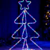 WeRChristmas 3D Christmas Tree Rope Light Silhouette, 80 Cm^ Tree Silhouettes