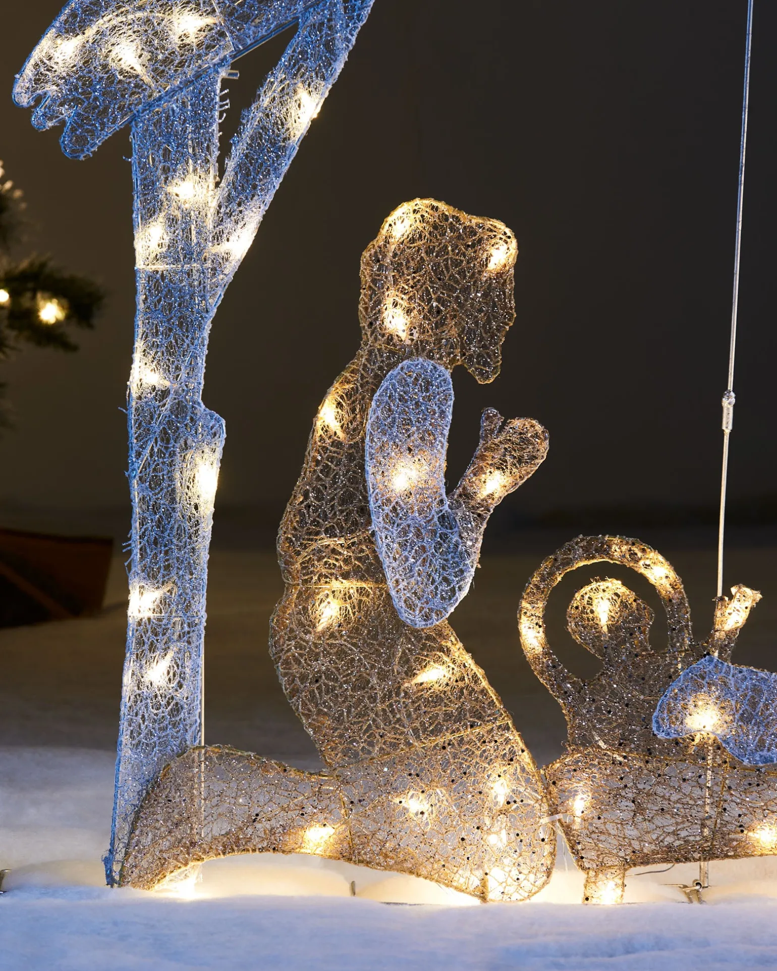 WeRChristmas 2D Mesh Nativity Set, 130 Cm^ Christmas Characters