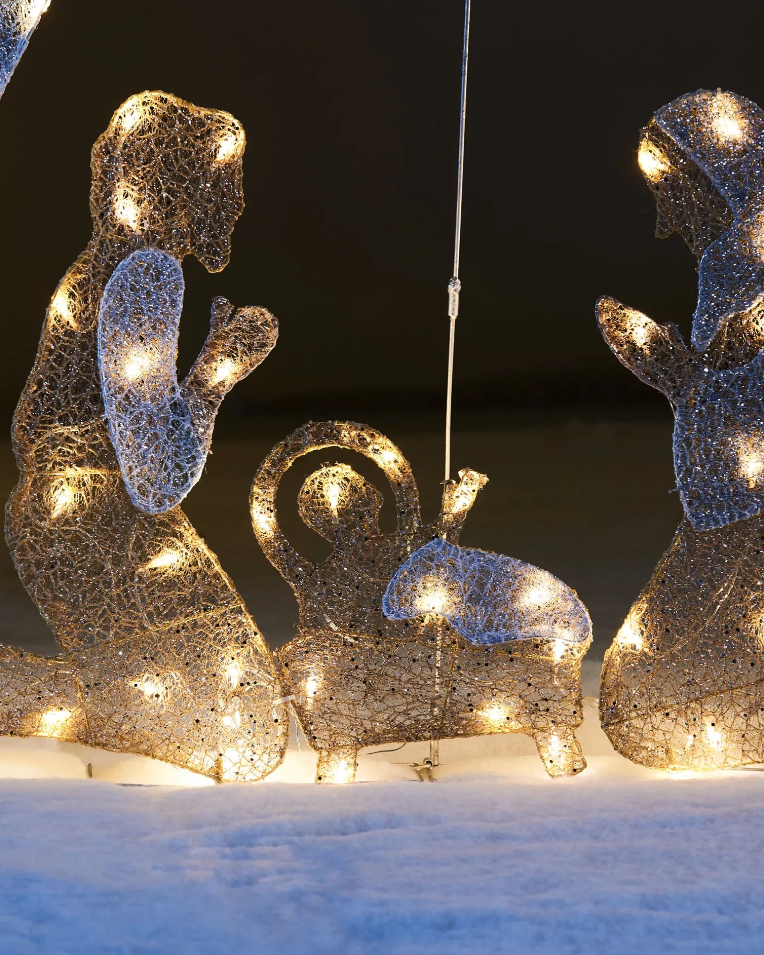 WeRChristmas 2D Mesh Nativity Set, 130 Cm^ Christmas Characters
