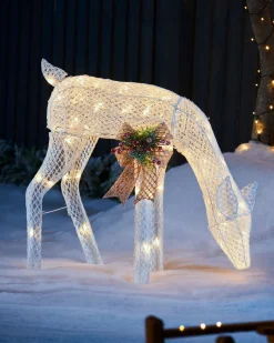 WeRChristmas 3D Reindeer Family Silhouette, 151 Cm^ Outdoor Lighted Reindeer