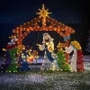 WeRChristmas 2D Tinsel Nativity Scene Silhouette^ Christmas Characters