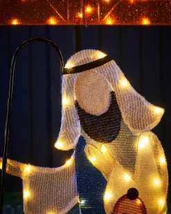WeRChristmas 2D Tinsel Nativity Scene Silhouette^ Christmas Characters