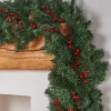 WeRChristmas Extra Thick Mixed Pine Garland, Pinecones & Berries, 9 Ft^ Decorated Garlands