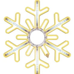 WeRChristmas Flashing Snowflake Neon Silhouette, 76 Cm^ Festive Star, Snowflake & Sign Lights