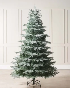 WeRChristmas Frosted Siberian Mixed Pine Christmas Tree, 6 Ft^ Budget Christmas Trees|Snow Flocked Christmas Trees
