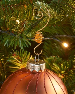 WeRChristmas Gemstone Bauble Hooks, Gold, Pack Of 24^ Bauble Hooks