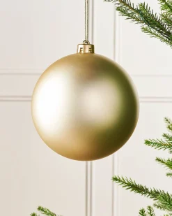 WeRChristmas Gold Large Matt Shatterproof Bauble, 15 Cm^ Oversized Baubles|Shatterproof Baubles