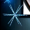 WeRChristmas Hanging Starburst Decoration, Ice White, 51 Cm^ Festive Star, Snowflake & Sign Lights