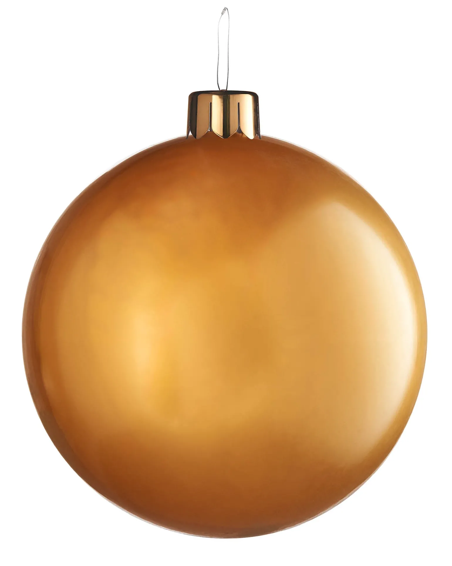 WeRChristmas Inflatable Christmas Bauble, Gold, 66 Cm^ Inflatables|Outdoor Inflatable Baubles