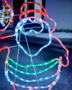 WeRChristmas LED Santa Stop Here Rope Light Window Silhouette, 81 Cm^ Christmas Characters