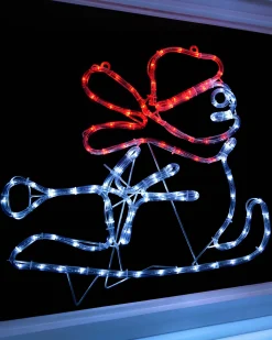 WeRChristmas LED Snowman Rope Light Window Silhouette, 50 Cm^ Christmas Characters