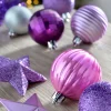 WeRChristmas Lilac Shatterproof Baubles Set, 42 Pack^ Shatterproof Baubles