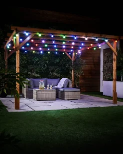 WeRChristmas LINK FESTOON E27 Colour Changing LED Festoon Bulb^ Link Festoon|Festoon Lights