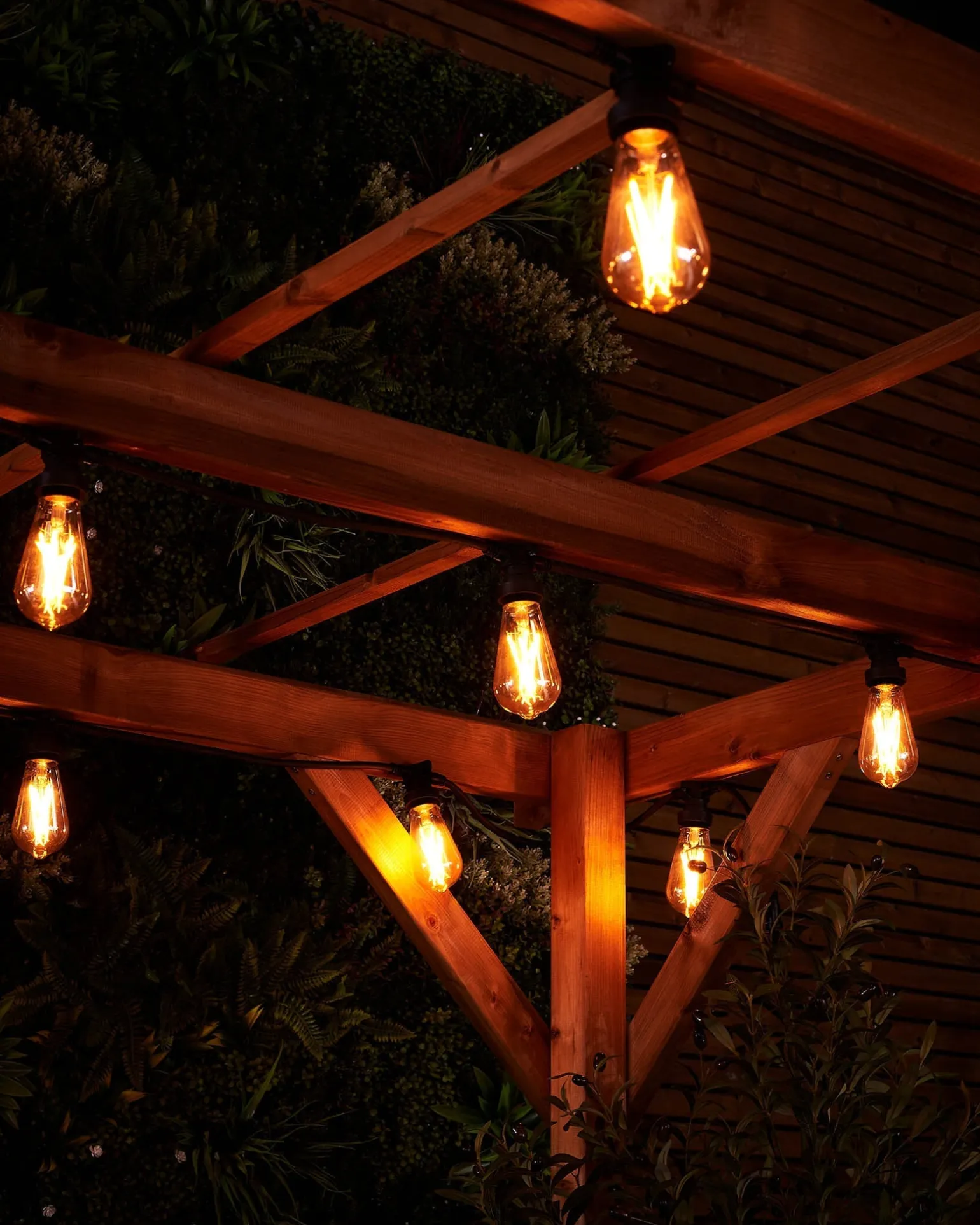 WeRChristmas LINK FESTOON 4W E27 Dimmable Teardrop Filament LED Bulb, Warm White^ Link Festoon|Festoon Lights