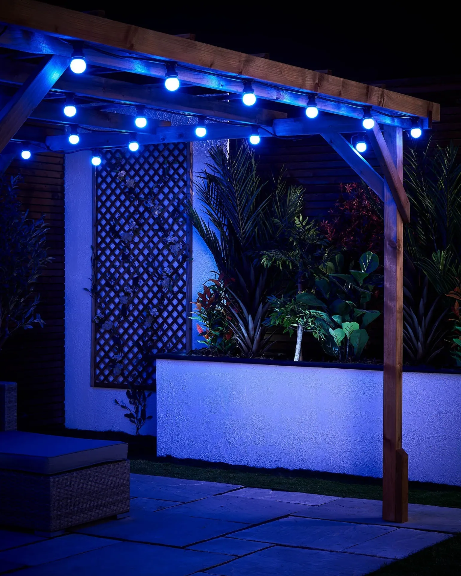 WeRChristmas LINK FESTOON 2W E27 LED Bulb, Blue^ Link Festoon|Festoon Lights