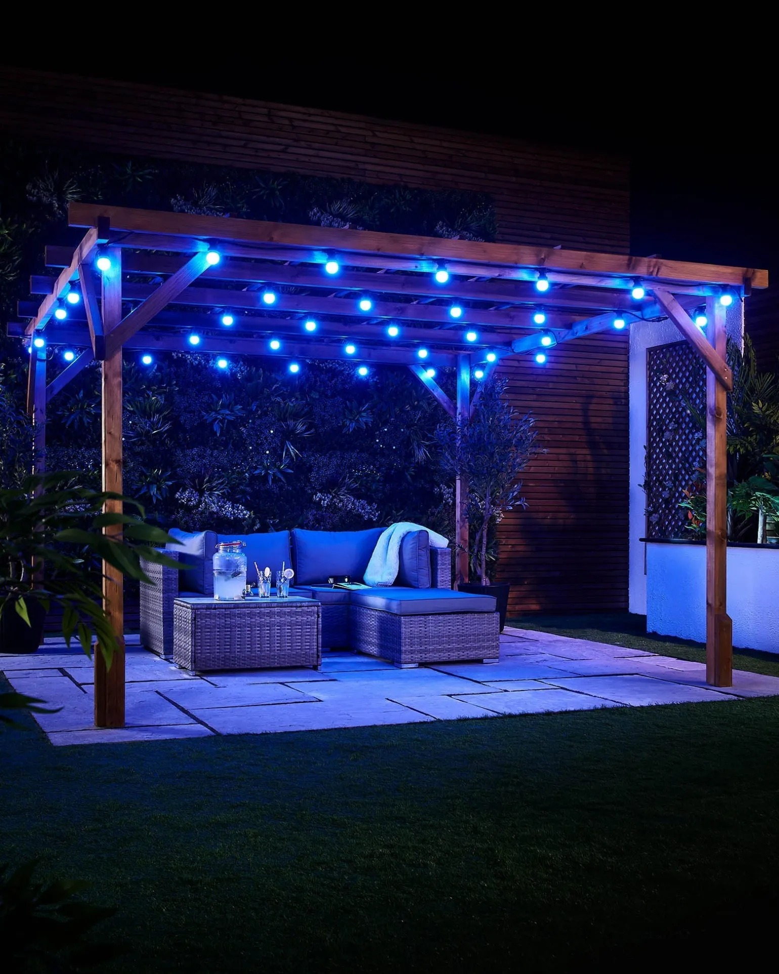 WeRChristmas LINK FESTOON 2W E27 LED Bulb, Blue^ Link Festoon|Festoon Lights