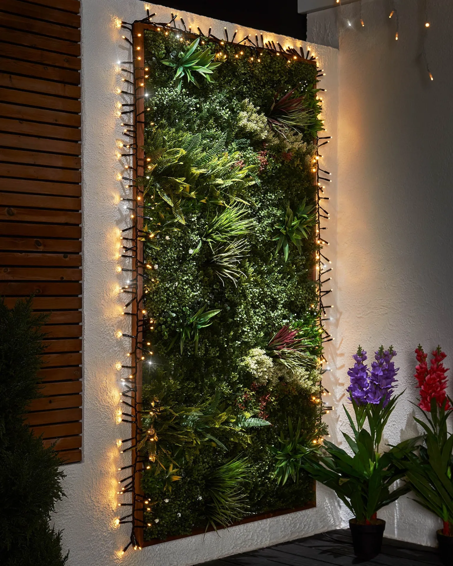 WeRChristmas LINK PRO LED Cluster Lights, Black Cable, Warm White / White^ Link Pro|Cluster Lights