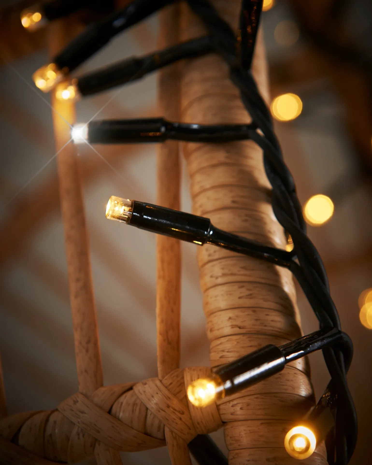 WeRChristmas LINK PRO LED Cluster Lights, Black Cable, Warm White / White^ Link Pro|Cluster Lights