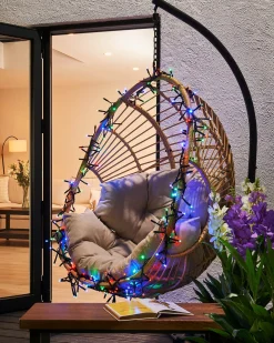 WeRChristmas LINK PRO LED Cluster Lights, Black Cable, Multi Colour^ Link Pro|Connectable Lights