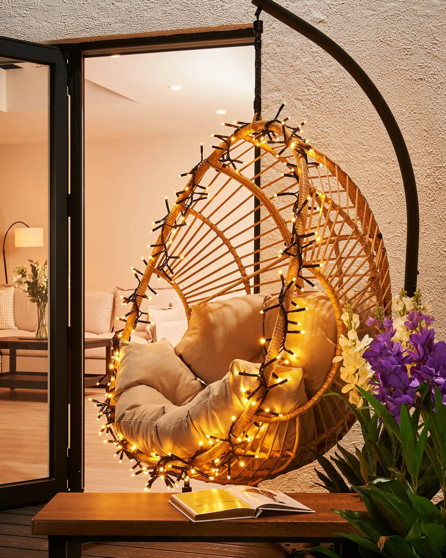 WeRChristmas LINK PRO LED Cluster Lights, Black Cable, Warm White^ Link Pro|Cluster Lights