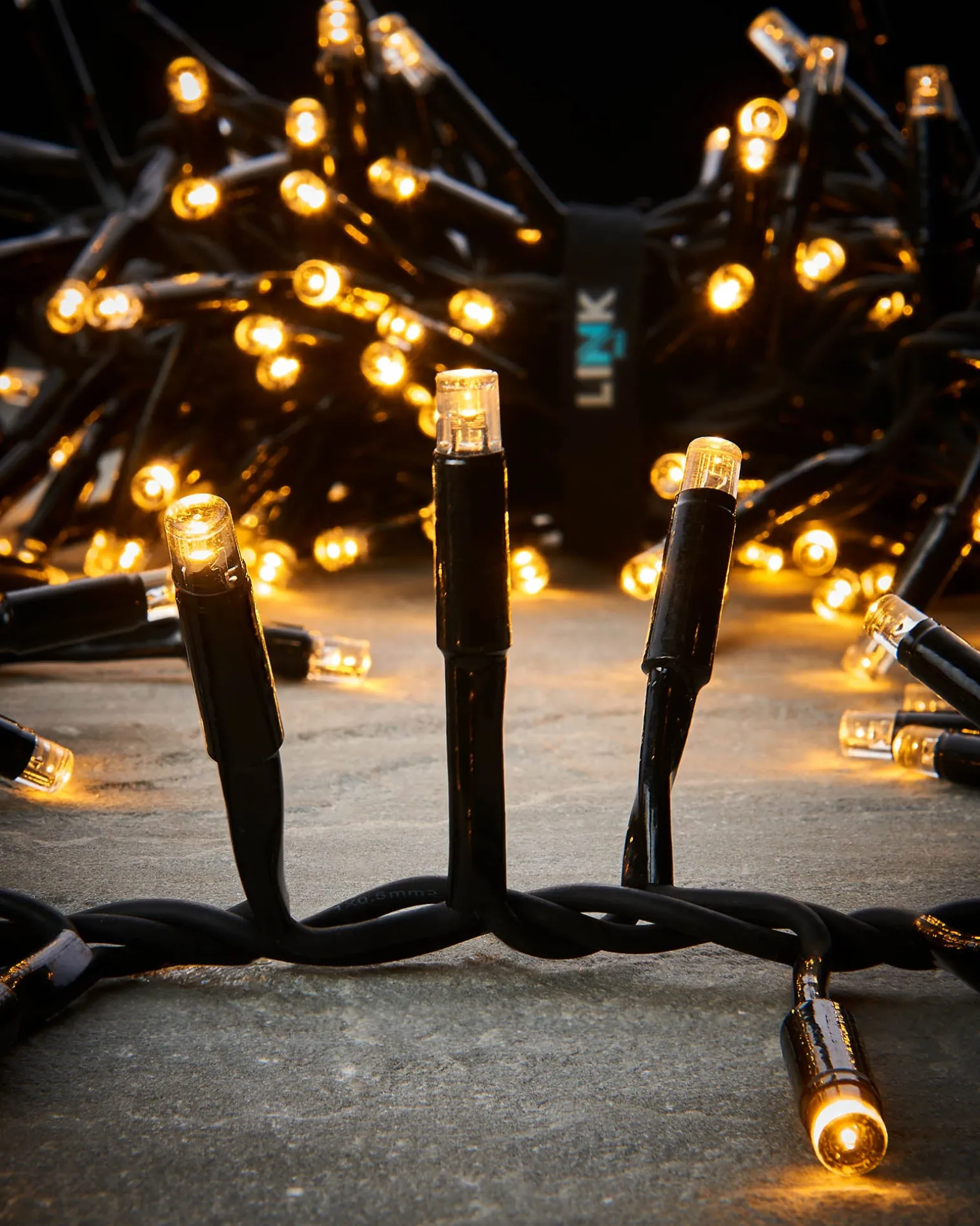 WeRChristmas LINK PRO LED Cluster Lights, Black Cable, Warm White^ Link Pro|Cluster Lights
