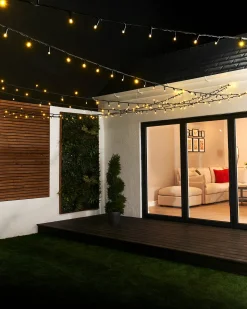 WeRChristmas LINK PRO LED String Lights, Black Cable, Gold^ Link Pro|Fairy Lights