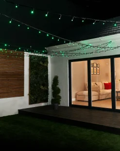 WeRChristmas LINK PRO LED String Lights, Black Cable, Green^ Link Pro|Fairy Lights