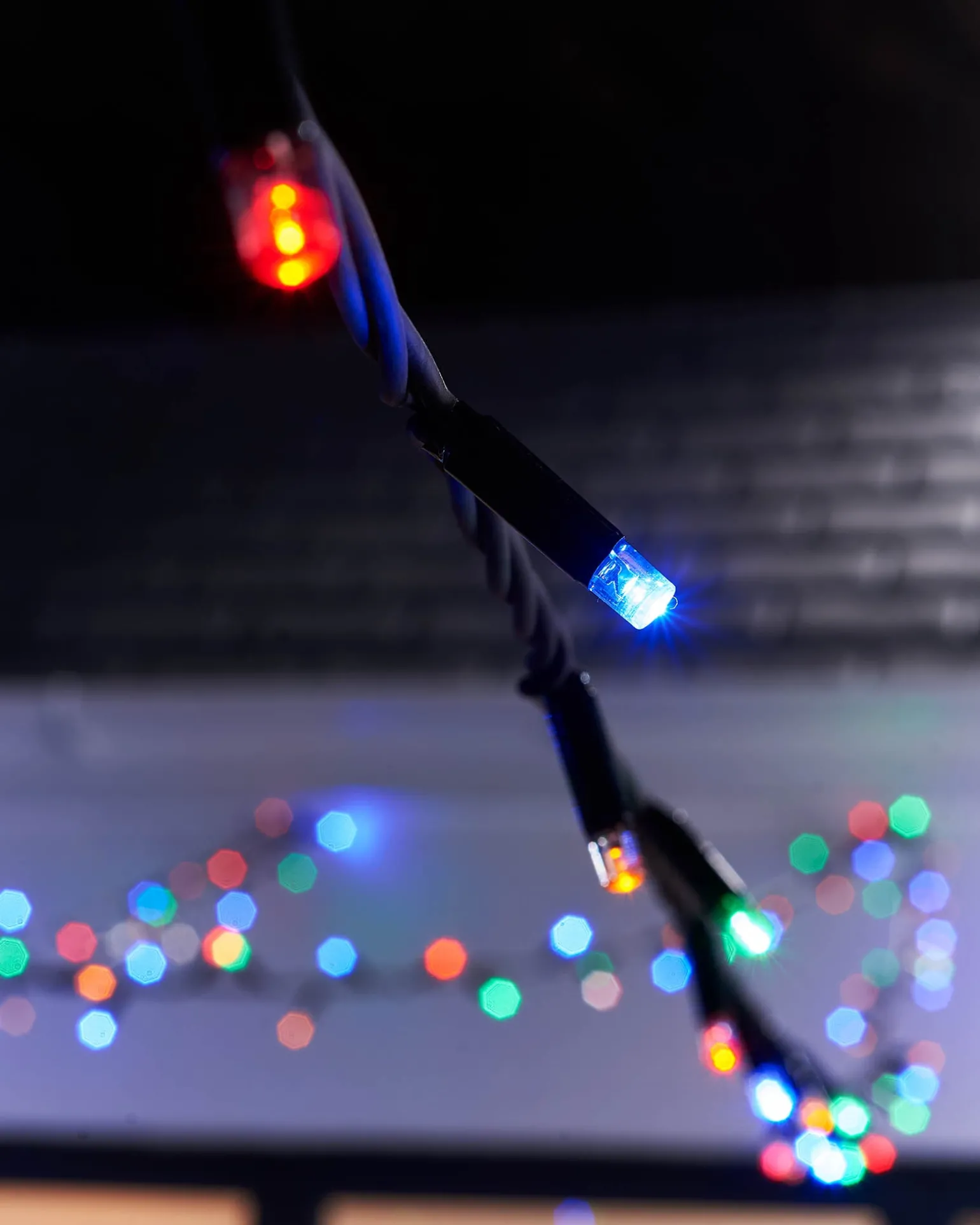 WeRChristmas LINK PRO LED String Lights, Black Cable, Multi Colour^ Link Pro|Fairy Lights