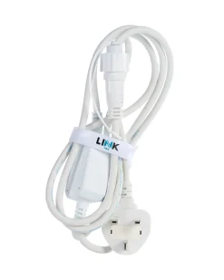 WeRChristmas LINK PRO 2m White Starter Cable - Powers Up To 12,000 LEDs^ Link Pro|Accessories