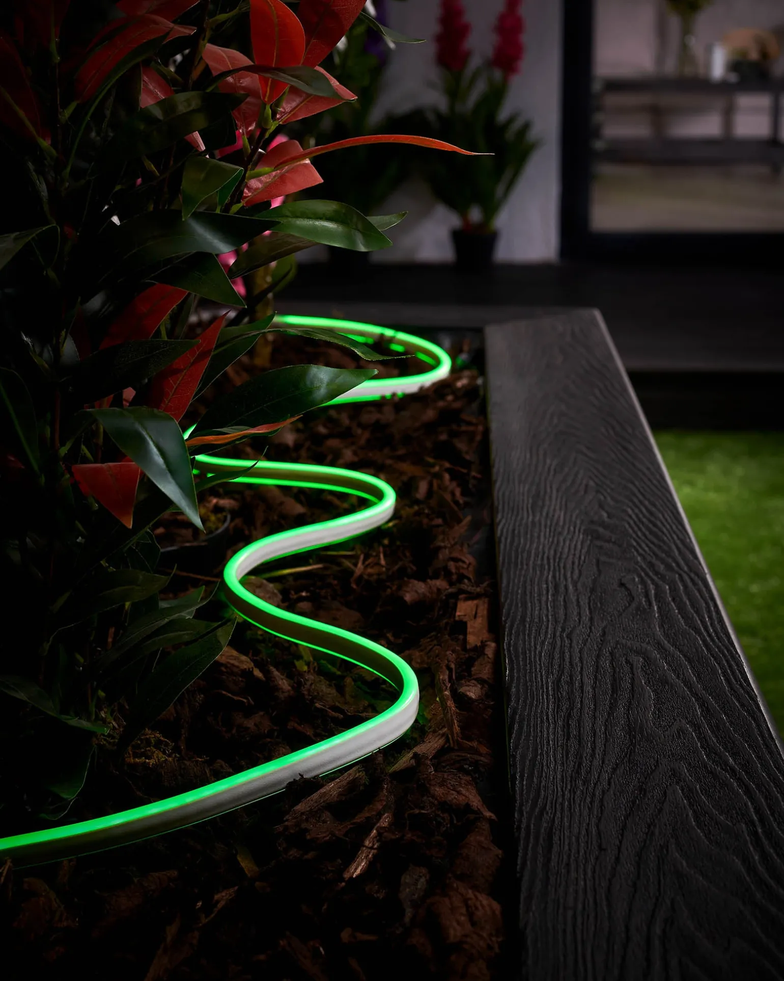 WeRChristmas LINK PRO Neon Flex, Made To Measure, Green^ Link Pro|Connectable Lights