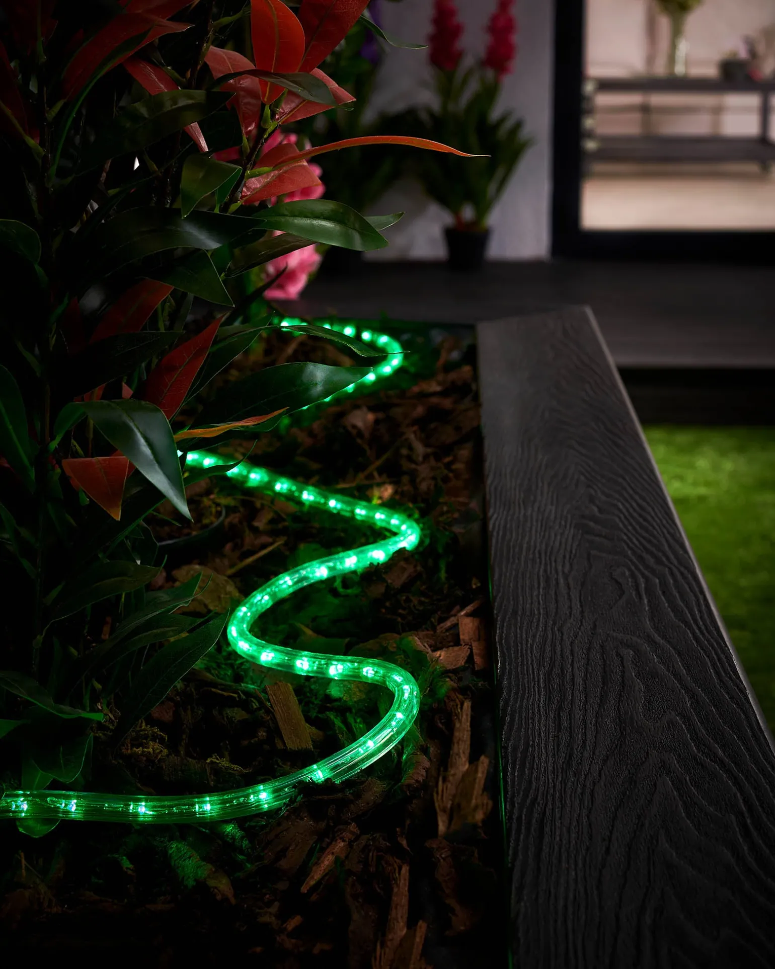 WeRChristmas LINK PRO Rope Light, Made To Measure, Green^ Link Pro|Connectable Lights