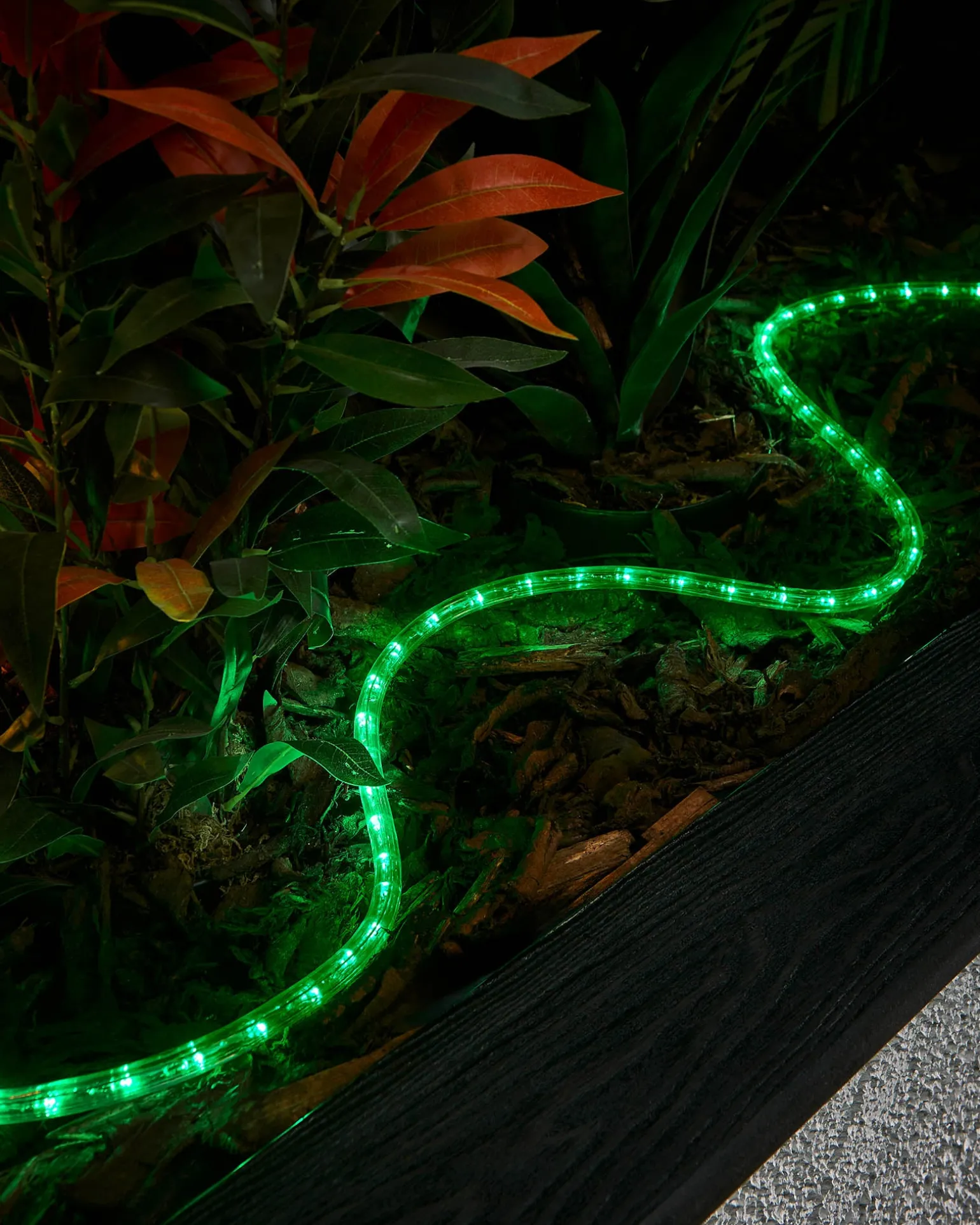 WeRChristmas LINK PRO Rope Light, Made To Measure, Green^ Link Pro|Connectable Lights