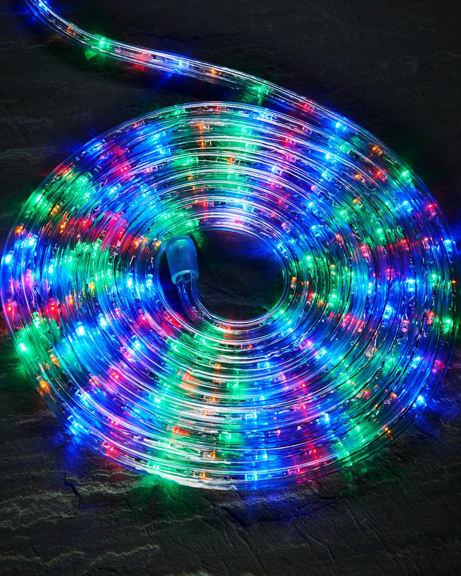 WeRChristmas LINK PRO Rope Light, Made To Measure, Multi Colour^ Link Pro|Connectable Lights