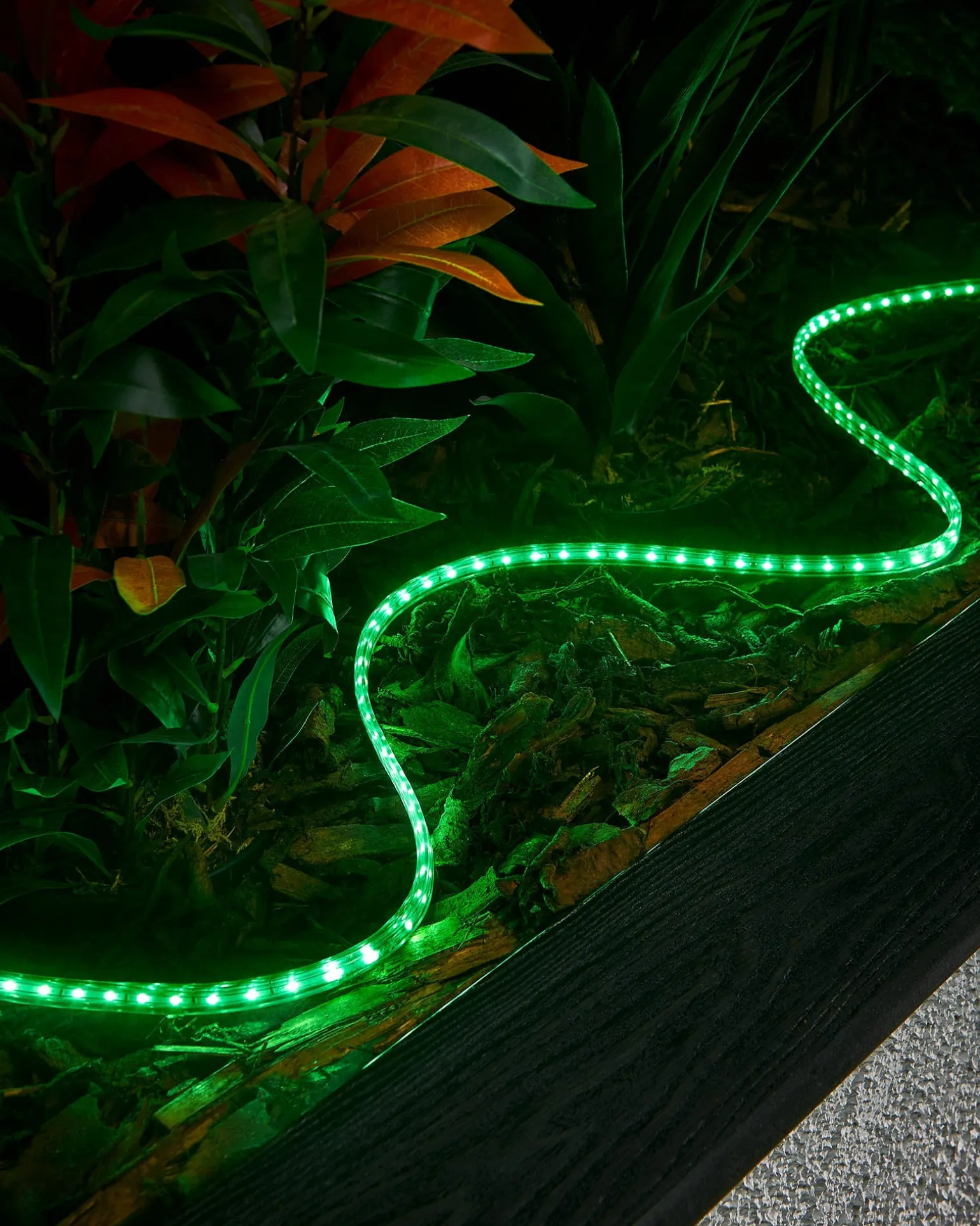 WeRChristmas LINK PRO Strip Light, Made To Measure, Green^ Link Pro|Connectable Lights
