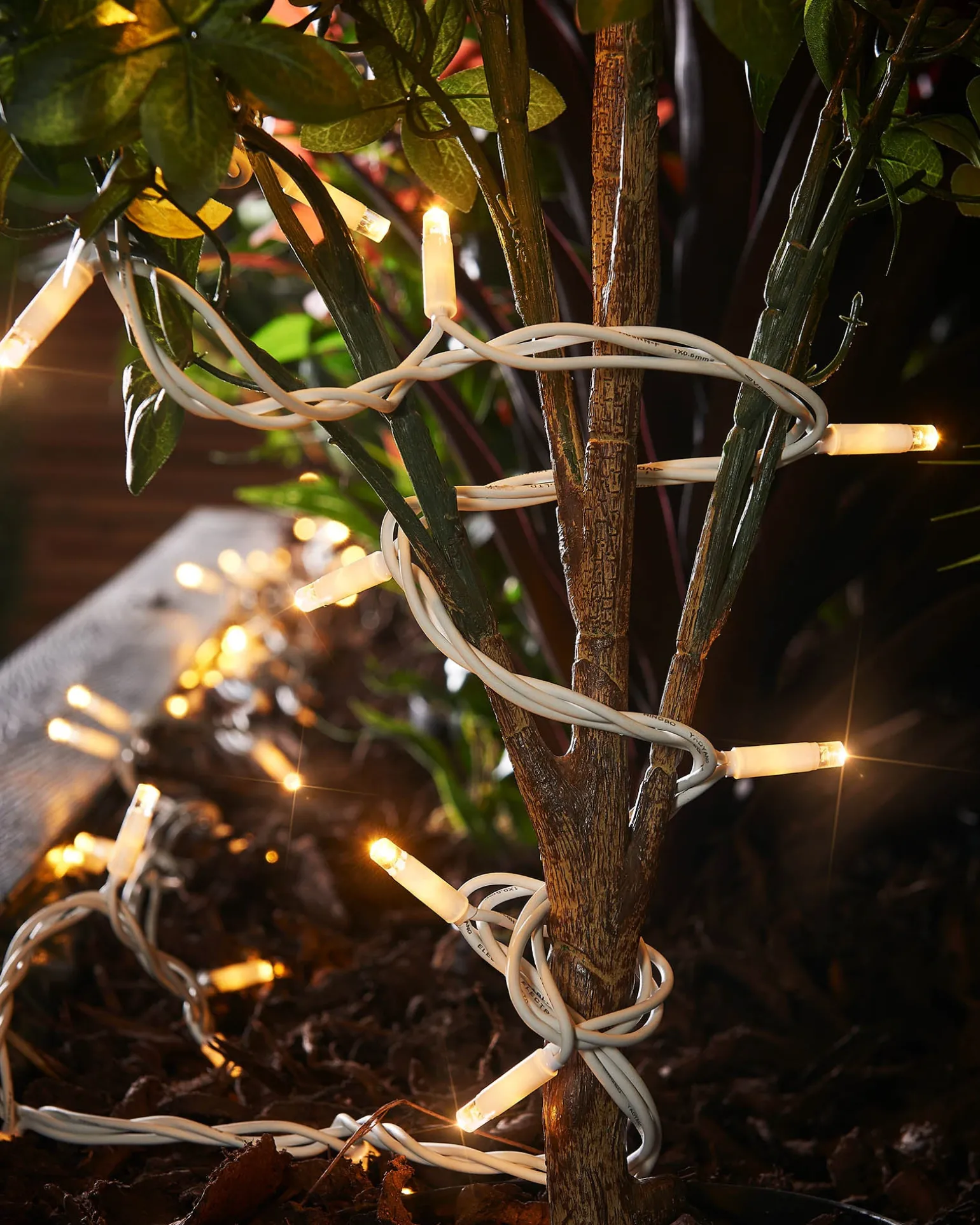WeRChristmas LINK PRO Twinkle LED String Lights, White Cable, Warm White^ Link Pro|Fairy Lights