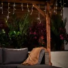 WeRChristmas LINK PRO Twinkling LED Icicle Lights, Warm White / White^ Link Pro|Icicle Lights