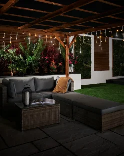WeRChristmas LINK PRO Twinkling LED Icicle Lights, Warm White / White^ Link Pro|Icicle Lights