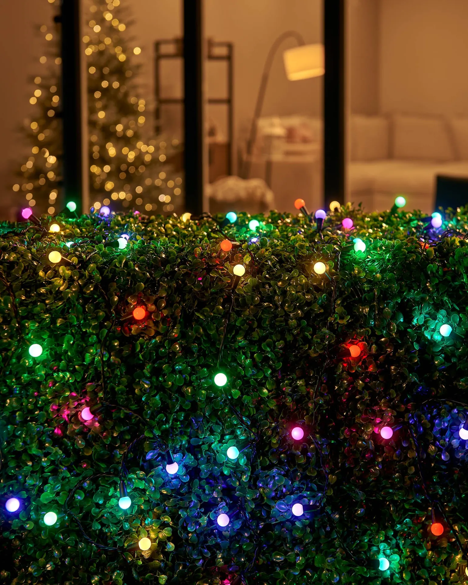 WeRChristmas LINK UP LED Berry Lights, Black Cable, Pastel Multi Colour^ Link Up|Fairy Lights