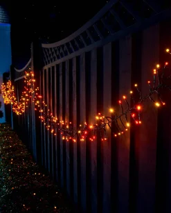WeRChristmas LINK UP LED Cluster Lights, Black Cable, Autumn Colour^ Link Up|Cluster Lights