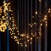 WeRChristmas LINK UP LED Cluster Lights, Black Cable, Warm White^ Link Up|Cluster Lights