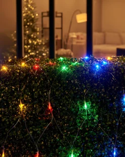 WeRChristmas LINK UP LED Net Lights, 2 M X 2 M, Multi Colour^ Link Up|Curtain & Net Lights