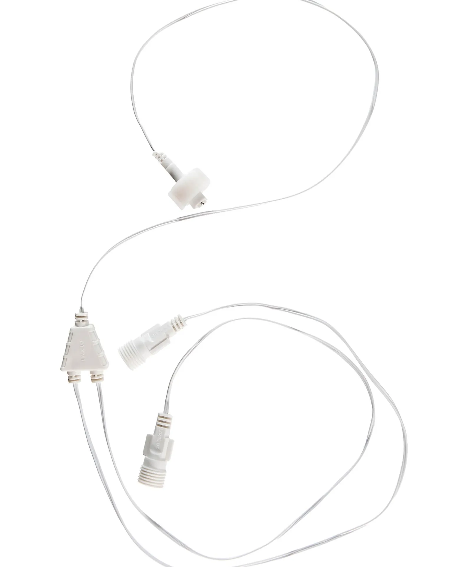 WeRChristmas LINK UP Y Cord Connector, Connectable, White Cable^ Link Up|Connectable Lights