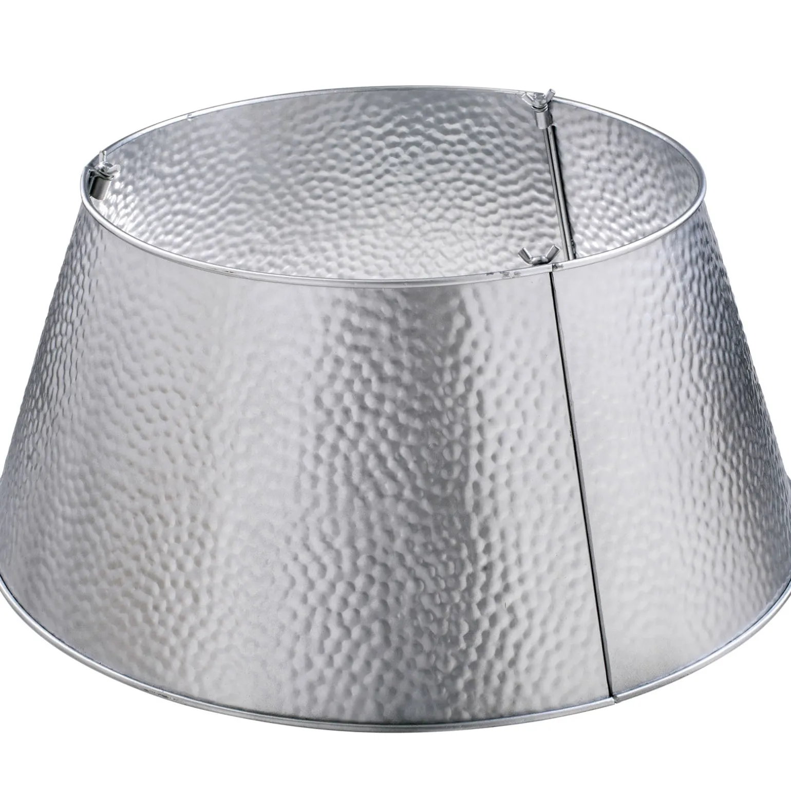 WeRChristmas Metal Tin Tree Collar, Silver, 55 Cm^ Skirts & Collars